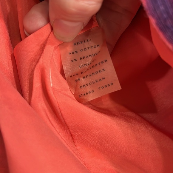 Ann Taylor Colorblock Striped Mini Skirt | Pink, Purple & Green | Size 10 - Picture 8 of 9